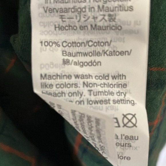 J. Crew: Green 100% Cotton Slim Fit Flannel Shirt- XXL - Picture 10 of 16
